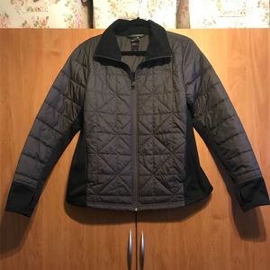 Black and Grey women’s Northface coat size XL.
